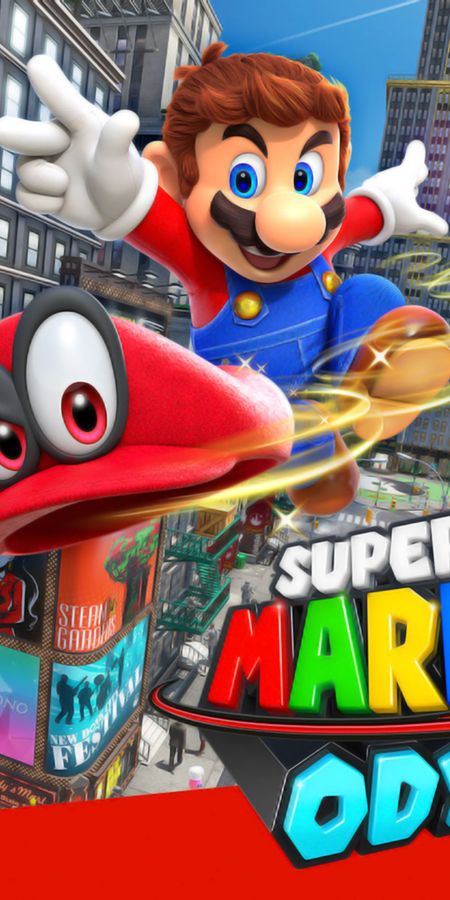 Phone wallpaper: Mario, Video Game, Super Mario, Super Mario Odyssey free download