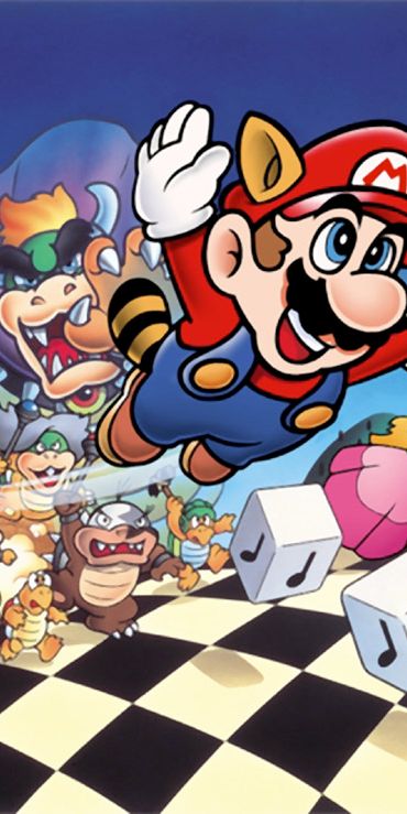 Phone wallpaper: Mario, Video Game, Super Mario Bros 3, Goomba, Princess Peach, Luigi free download