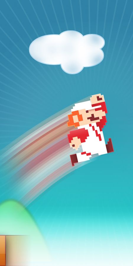 Phone wallpaper: Mario, Video Game free download