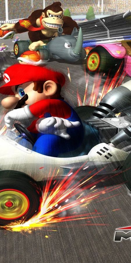 Phone wallpaper: Mario, Video Game, Mario Kart Ds free download