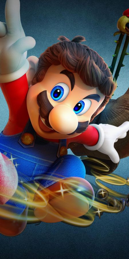 Phone wallpaper: Mario, Video Game, Super Mario Odyssey free download