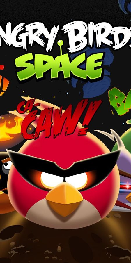 Phone wallpaper: Angry Birds Space, Angry Birds, Game, Bird, Video Game free download