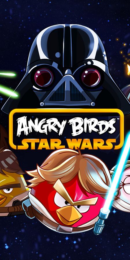 Phone wallpaper: Angry Birds, Game, Star Wars, Bird, Video Game free download