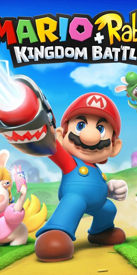 Phone wallpaper: Mario, Video Game, Rabbids, Mario + Rabbids Kingdom Battle free download