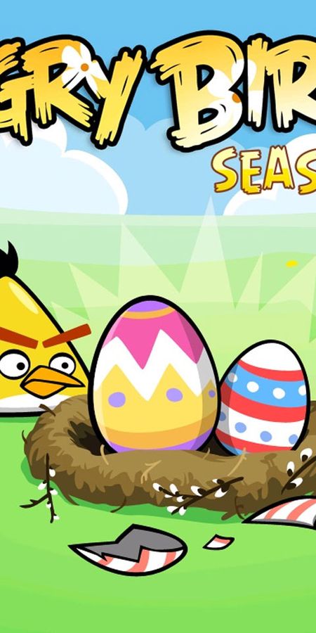Phone wallpaper: Angry Birds, Video Game, Angry Birds Seasons free download