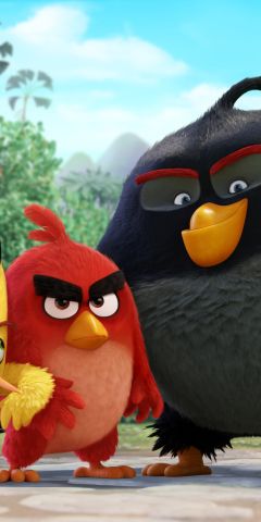 Phone wallpaper: Angry Birds, Movie, The Angry Birds Movie free download