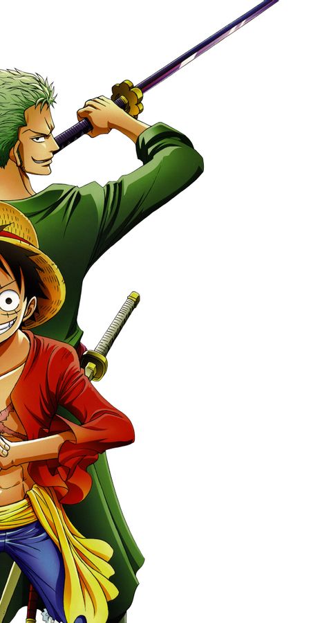 Phone wallpaper: Anime, One Piece, Roronoa Zoro, Monkey D Luffy free download