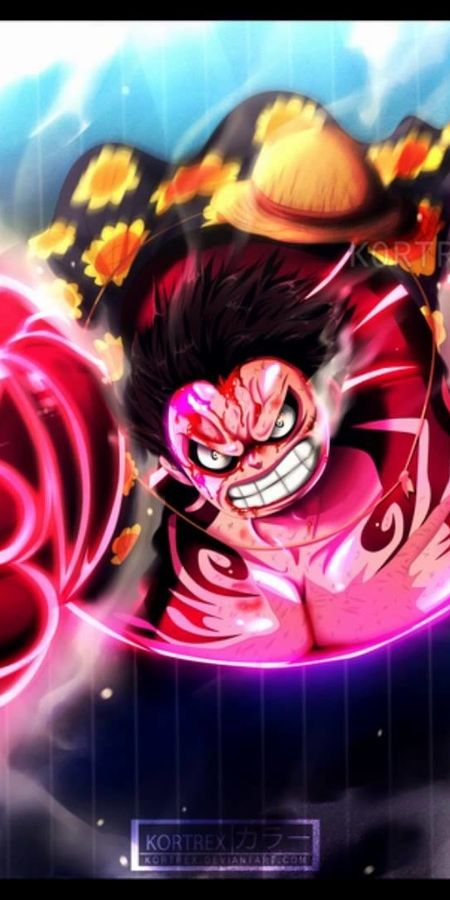 Phone wallpaper: Anime, One Piece, Monkey D Luffy, Gear Fourth free download