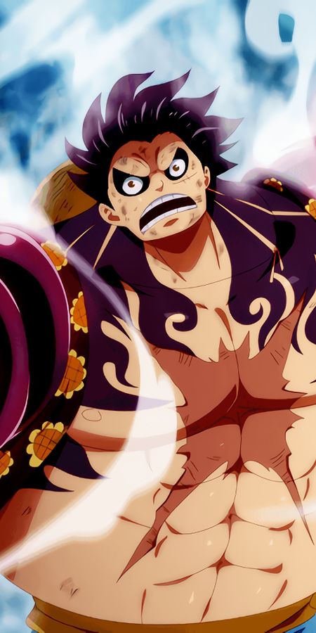 Phone wallpaper: Anime, One Piece, Monkey D Luffy, Gear Fourth free download