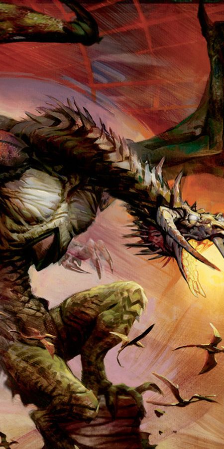 Phone wallpaper: Game, Magic: The Gathering, Bogardan Hellkite free download