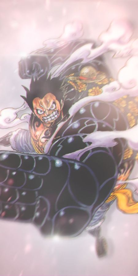 Phone wallpaper: Anime, One Piece, Monkey D Luffy, Gear Fourth free download