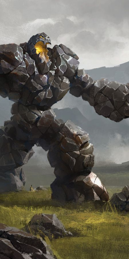 Phone wallpaper: Game, Magic: The Gathering, Golem free download