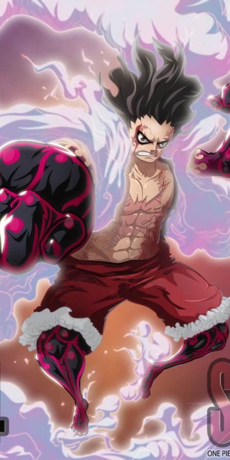 Phone wallpaper: Anime, One Piece, Monkey D Luffy, Gear Fourth free download