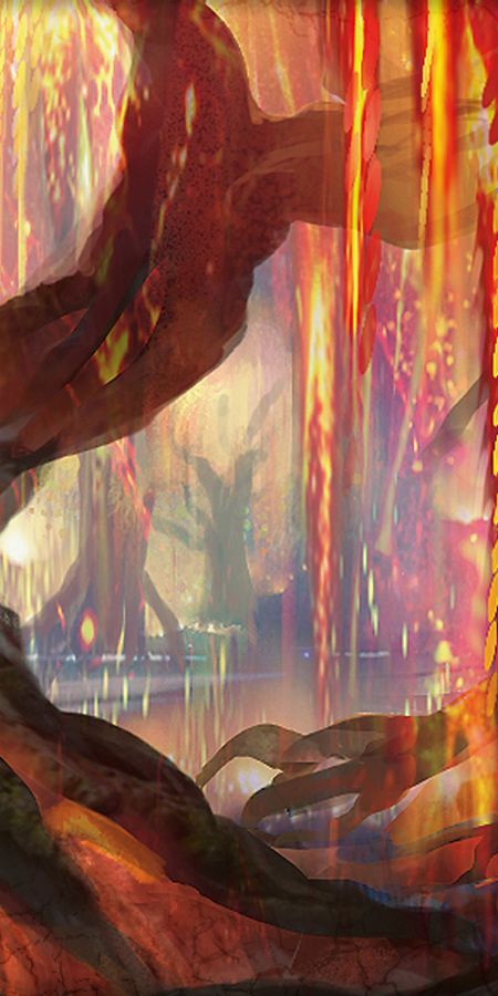Phone wallpaper: Game, Magic: The Gathering, Grove Of The Burnwillows free download