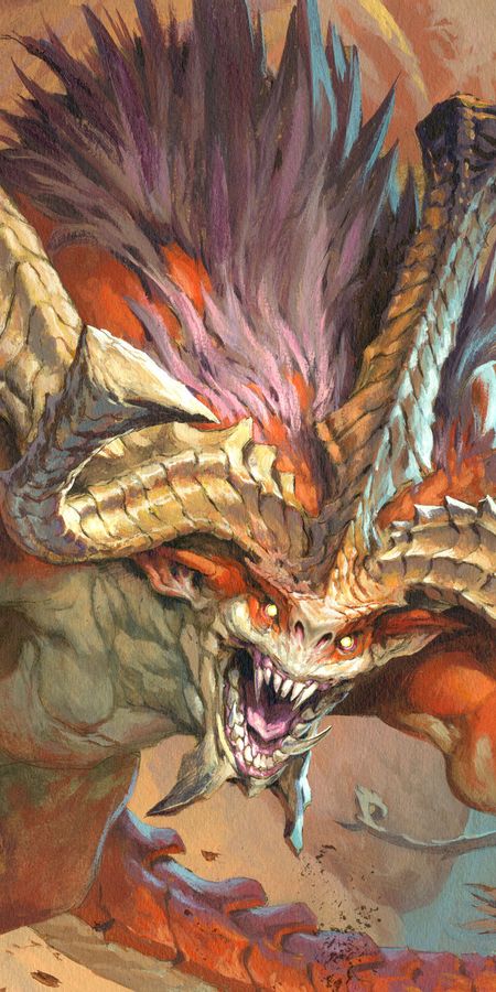 Phone wallpaper: Game, Creature, Horns, Magic: The Gathering free download