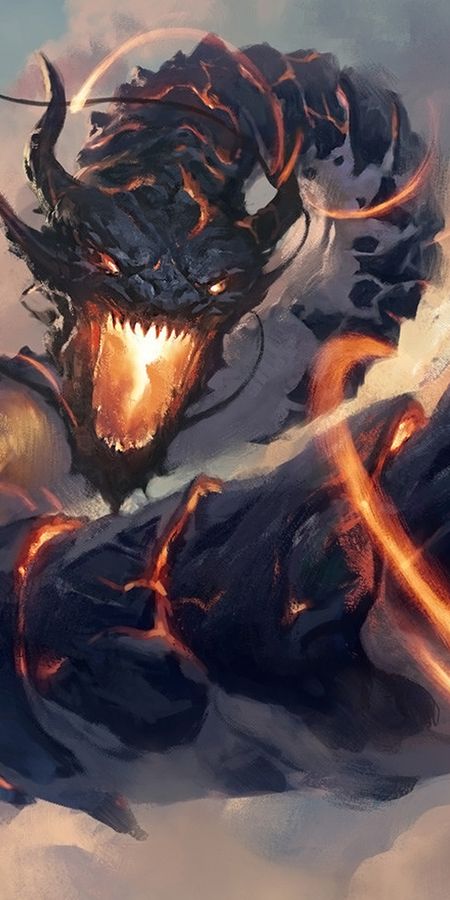 Phone wallpaper: Dragon, Game, Magic: The Gathering free download