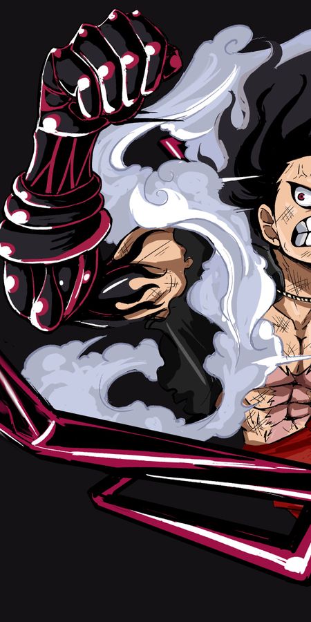 Phone wallpaper: Anime, One Piece, Monkey D Luffy, Gear Fourth free download