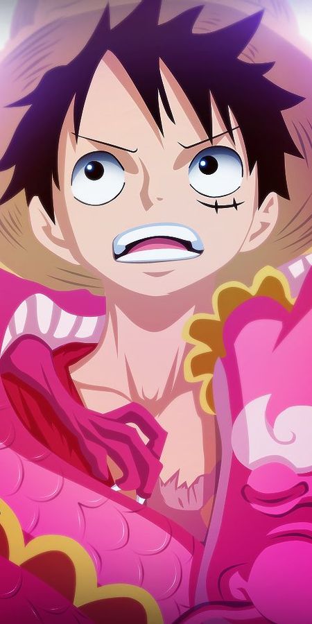 Phone wallpaper: Kozuki Momonosuke, Monkey D Luffy, One Piece, Anime free download