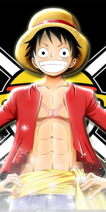 Phone wallpaper: Anime, One Piece, Monkey D Luffy free download