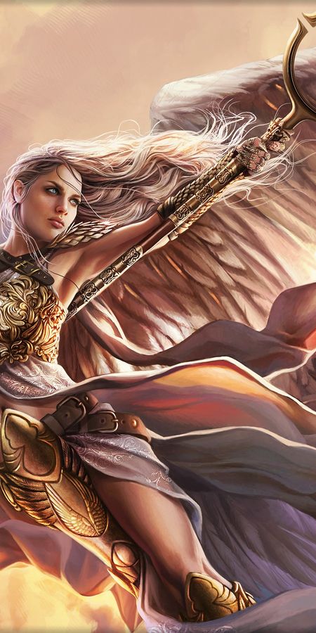 Phone wallpaper: Fantasy, Shield, Game, Angel, Magic: The Gathering, Angel Warrior, Oath Of The Gatewatch free download