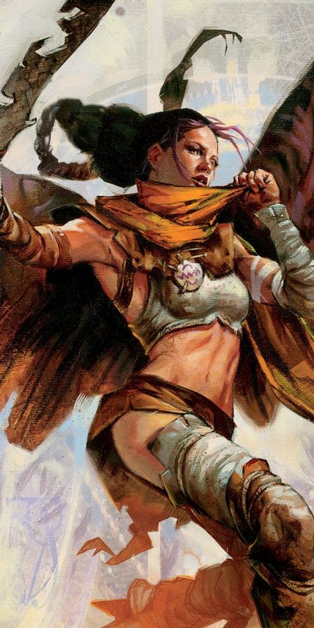 Phone wallpaper: Game, Magic: The Gathering, Serra Avenger free download