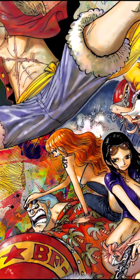 Phone wallpaper: Anime, One Piece, Usopp (One Piece), Monkey D Luffy, Nami (One Piece), Nico Robin, Franky (One Piece) free download