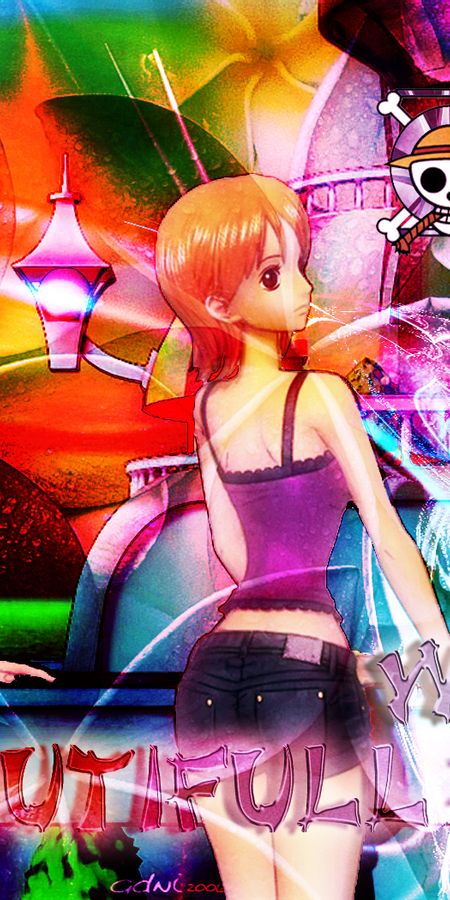 Phone wallpaper: Flower, Nami (One Piece), Nico Robin, One Piece, Anime free download