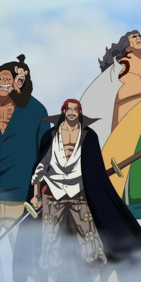 Phone wallpaper: Anime, One Piece, Shanks (One Piece), Yasopp (One Piece), Benn Beckman, Lucky Roo free download