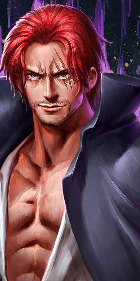 Phone wallpaper: Anime, Red Hair, One Piece, Shanks (One Piece), Straw Hat free download