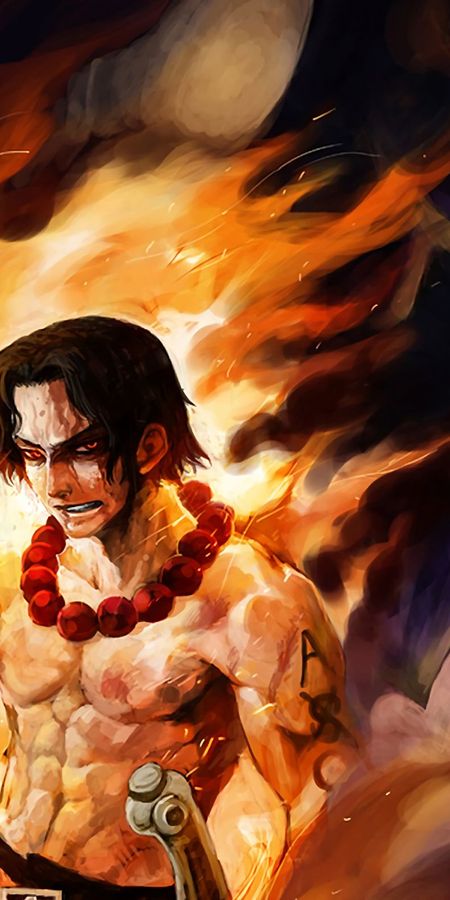 Phone wallpaper: Marshall D Teach, One Piece, Portgas D Ace, Anime free download