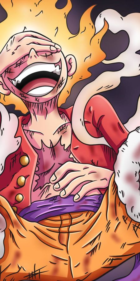 Phone wallpaper: Anime, One Piece, Monkey D Luffy, Gear 5 (One Piece) free download