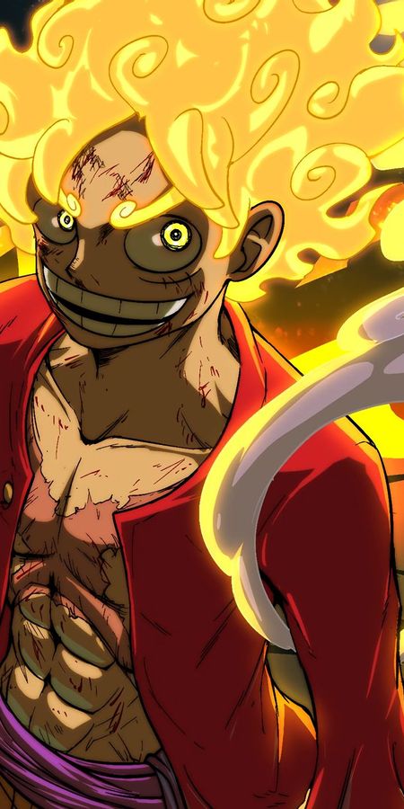 Phone wallpaper: Anime, One Piece, Monkey D Luffy, Gear 5 (One Piece) free download