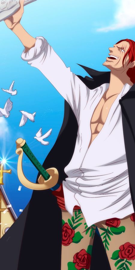 Phone wallpaper: Anime, One Piece, Shanks (One Piece), Benn Beckman free download