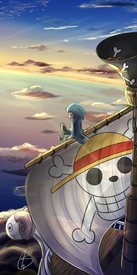 Phone wallpaper: Anime, One Piece, Sunny (One Piece), Going Merry (One Piece) free download