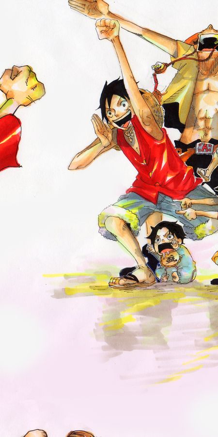 Phone wallpaper: Anime, Portgas D Ace, One Piece, Monkey D Luffy, Sabo (One Piece) free download