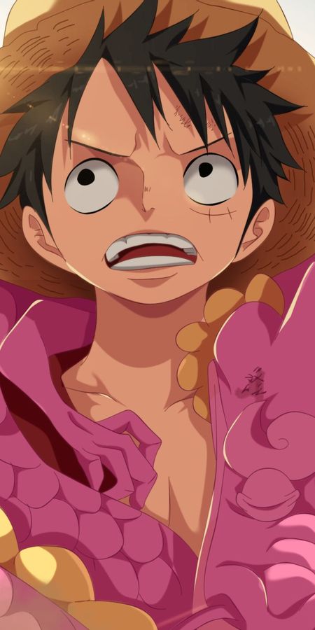 Phone wallpaper: Anime, One Piece, Monkey D Luffy, Kozuki Momonosuke free download