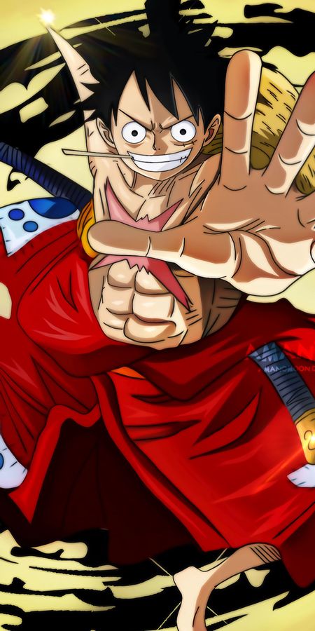 Phone wallpaper: Anime, One Piece, Monkey D Luffy free download