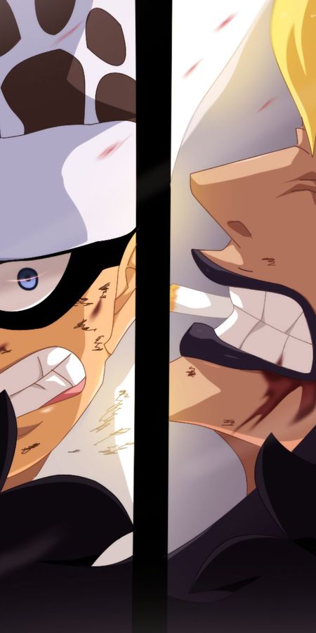 Phone wallpaper: Anime, One Piece, Trafalgar Law, Donquixote Rosinante free download