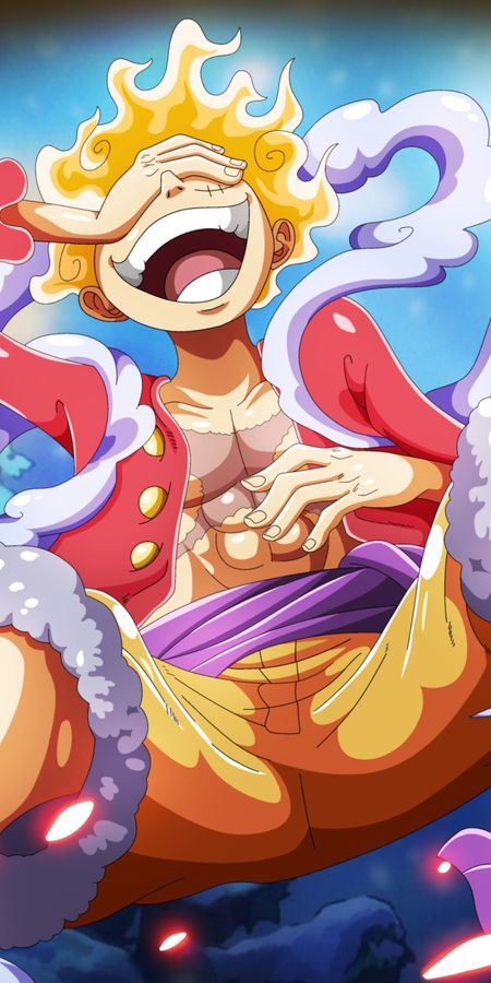 Phone wallpaper: Anime, One Piece, Monkey D Luffy, Gear 5 (One Piece) free download