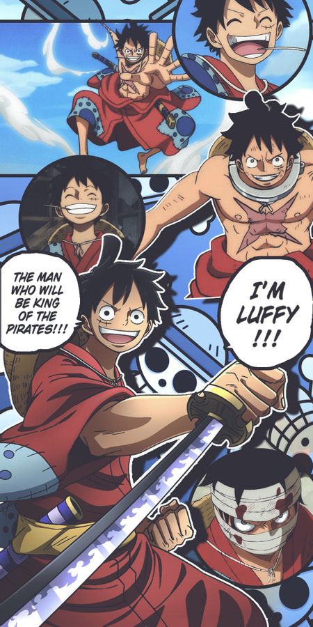 Phone wallpaper: Anime, One Piece, Monkey D Luffy free download