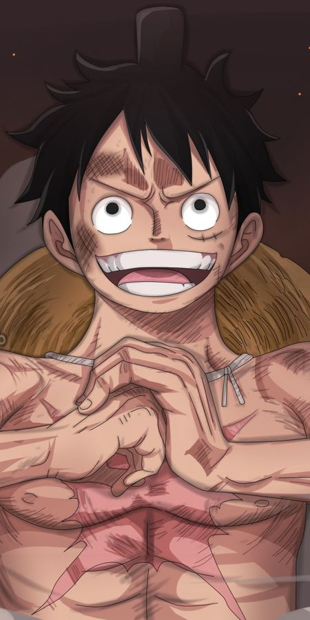 Phone wallpaper: Anime, One Piece, Monkey D Luffy free download