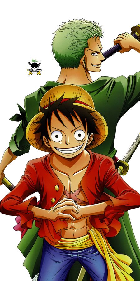 Phone wallpaper: Anime, One Piece, Roronoa Zoro, Monkey D Luffy free download