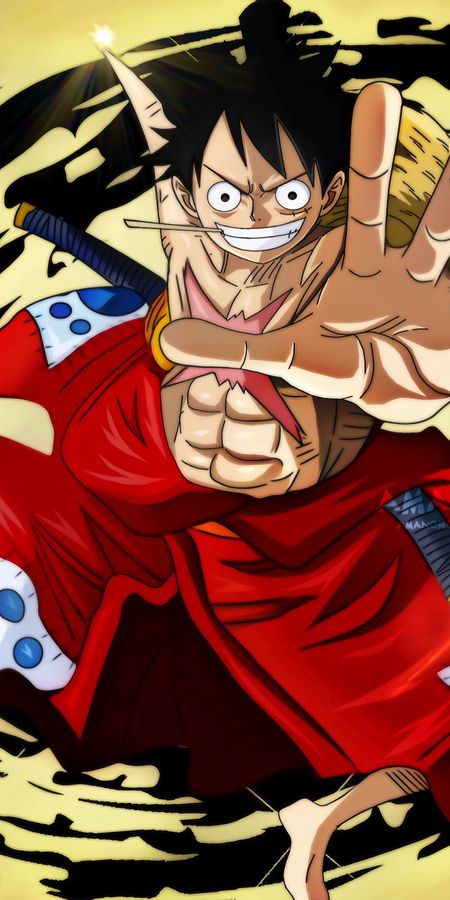 Phone wallpaper: Anime, One Piece, Monkey D Luffy free download