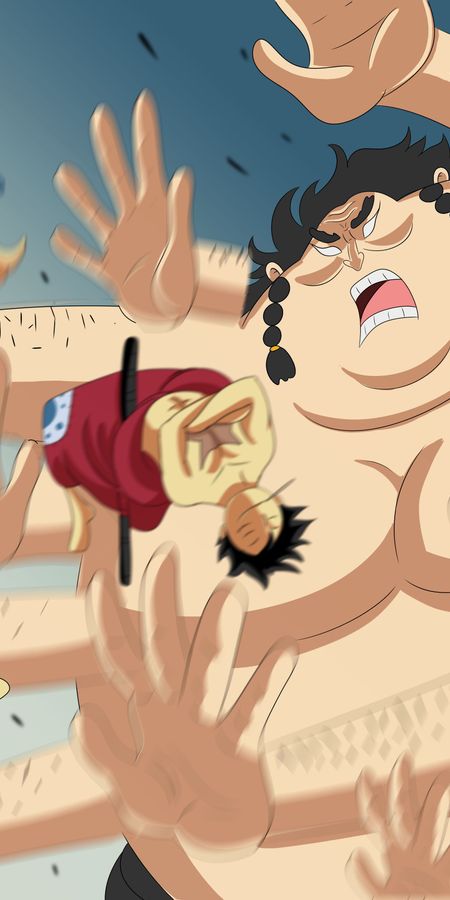 Phone wallpaper: Anime, One Piece, Monkey D Luffy, Urashima (One Piece) free download