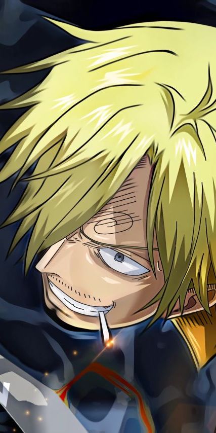 Phone wallpaper: Anime, Blonde, One Piece, Sanji (One Piece), Smoking free download