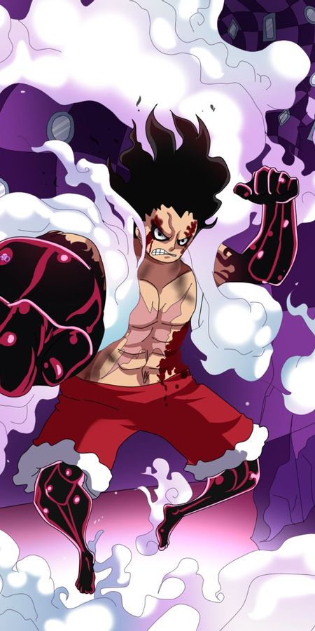 Phone wallpaper: Anime, One Piece, Monkey D Luffy, Gear Fourth free download