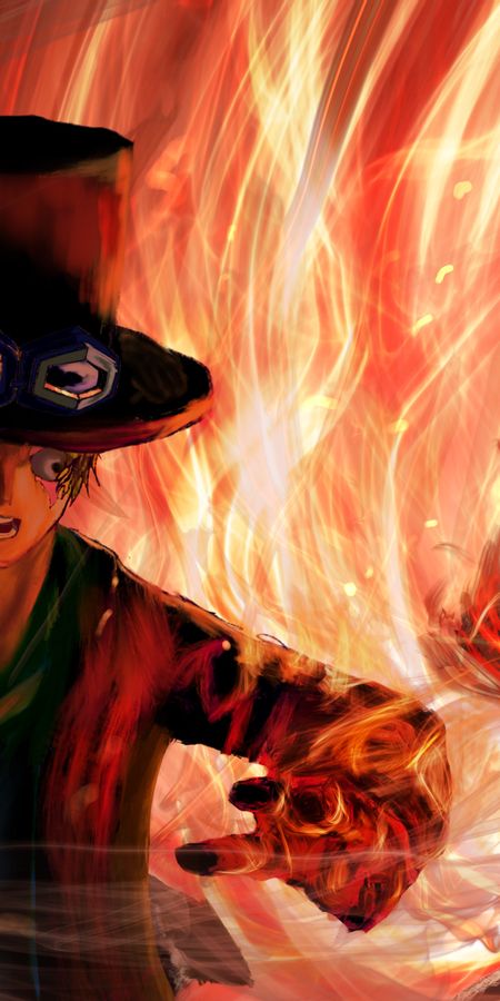 Phone wallpaper: Anime, Flame, Hat, One Piece, Sabo (One Piece) free download