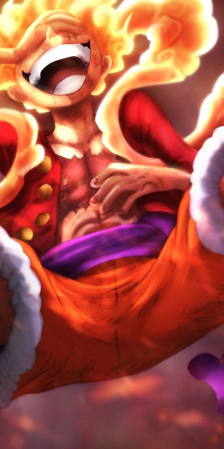 Phone wallpaper: Anime, One Piece, Monkey D Luffy, Gear 5 (One Piece) free download