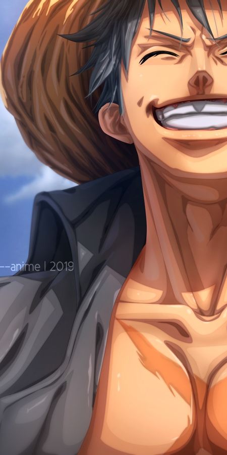 Phone wallpaper: Anime, One Piece, Monkey D Luffy free download