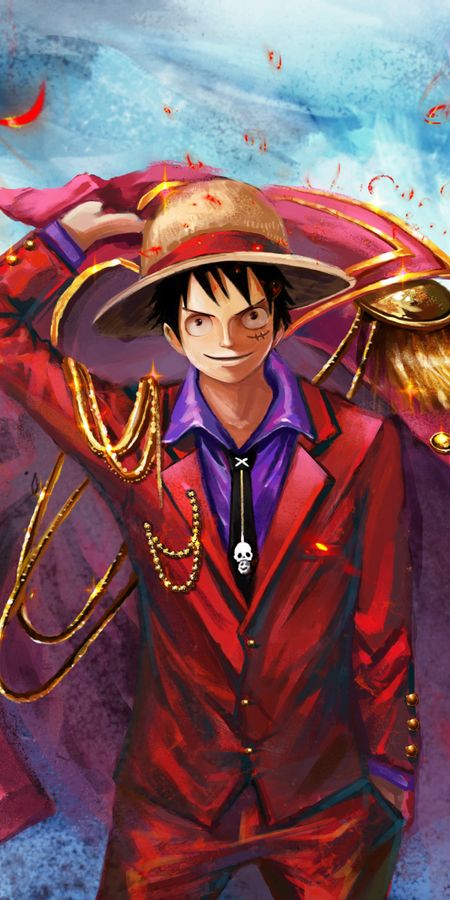 Phone wallpaper: Anime, One Piece, Monkey D Luffy free download